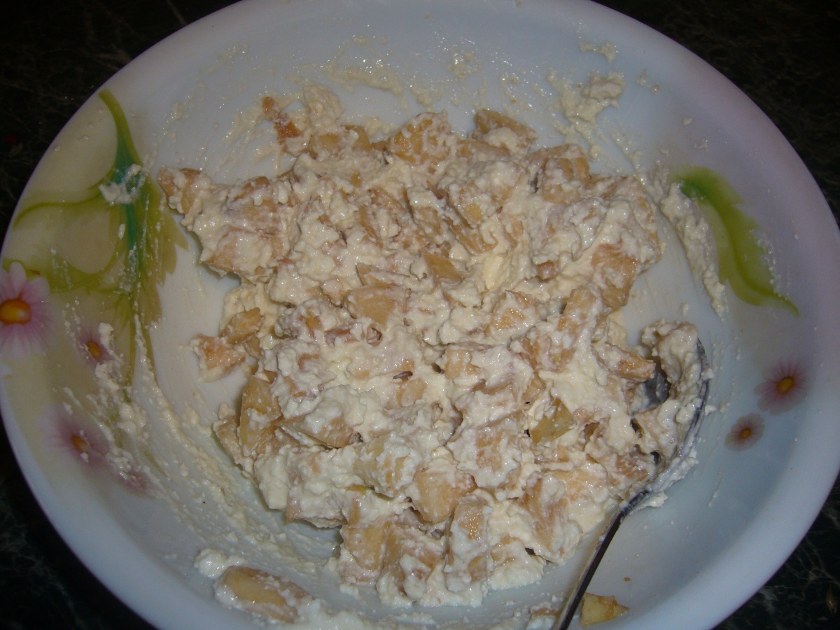 Сойки с яблочком и творожком
